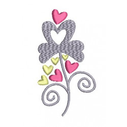 Stickdatei - Heart Swirls 1