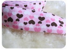 Gummiand Elastisches Band - Herzen