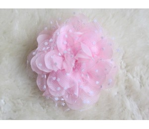 Chiffon Tüll Blume für Haarband