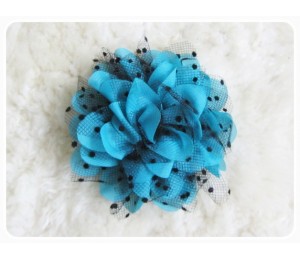 Chiffon Tüll Blume für Haarband