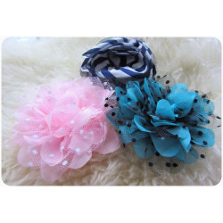 Chiffon Tüll Blume für Haarband