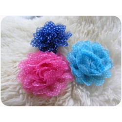 Chiffon Tüll Blume für Haarband