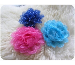 Chiffon Tüll Blume für Haarband