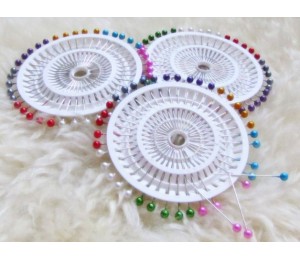 Stecknadeln Kunterbunt 35mm