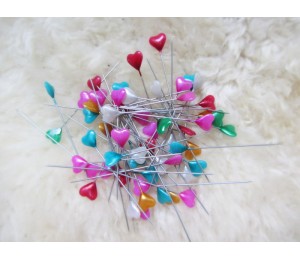 Stecknadeln Kunterbunte Herzen