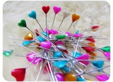Stecknadeln Kunterbunte Herzen