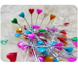 Stecknadeln Kunterbunte Herzen