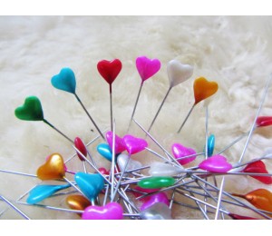 Stecknadeln Kunterbunte Herzen