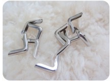 Taschenecken - Metallecken silber