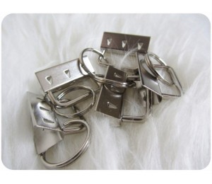 Schlüsselband Rohling 30mm Key Fob silber