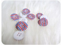 Knöpfe - Chevron Zick Zack