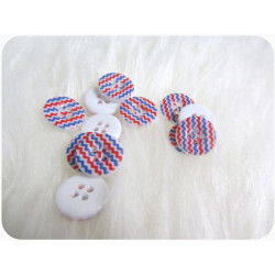 Knöpfe - Chevron Zick Zack