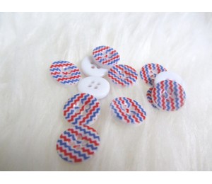 Knöpfe - Chevron Zick Zack