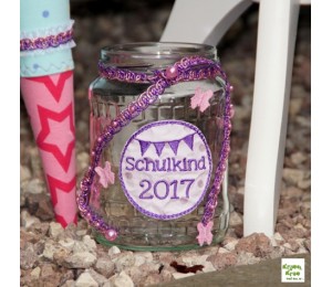 Stickserie - Schulkind mit Jahreszahlen bis 2025