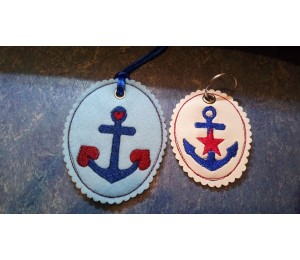 ITH Anhänger - Anker Herz & Stern