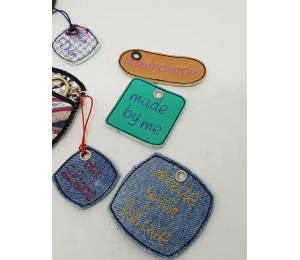 Stickserie - 95 Handmade Tags Labels