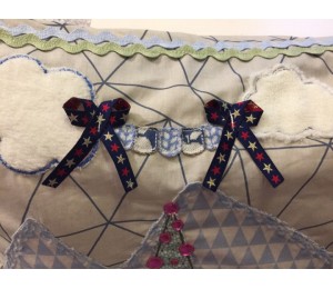 Stickdatei - Wimpel rund