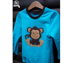 Stickserie - Dschungeltiere Fransenappli