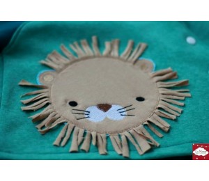 Stickserie - Dschungeltiere Fransenappli