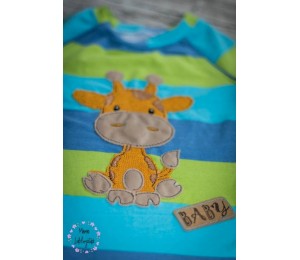 Stickserie - Dschungeltiere Fransenappli