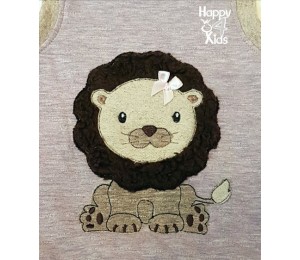 Stickserie - Dschungeltiere Fransenappli