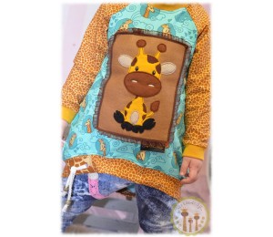 Stickserie - Dschungeltiere Fransenappli