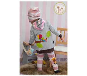 Stickserie - Dschungeltiere Fransenappli