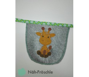 Stickserie - Dschungeltiere Fransenappli