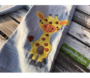 Stickserie - Dschungeltiere Fransenappli