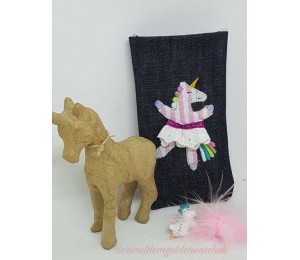 Stickdatei - zARTbesaitet - tanzendes Einhorn Ballerina