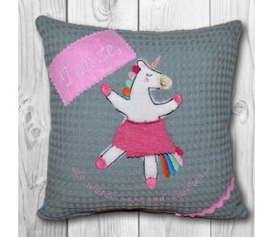 Stickdatei - zARTbesaitet - tanzendes Einhorn Ballerina