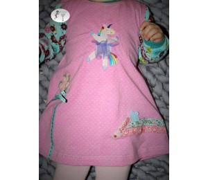 Stickdatei - zARTbesaitet - tanzendes Einhorn Ballerina