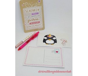 ITH - Postkarte Rückseite mit Adressfeld