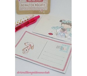 ITH - Postkarte Rückseite mit Adressfeld