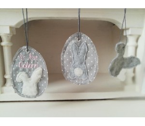 Stickserie - Ei Love Ostern inkl. Anhänger ITH