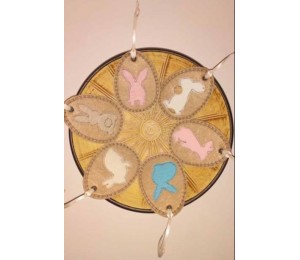 Stickserie - Ei Love Ostern inkl. Anhänger ITH