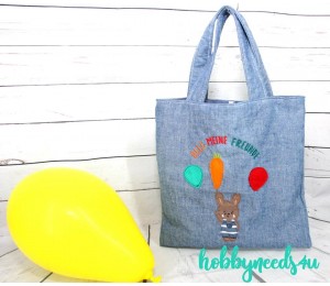 Stickdatei - zARTbesaitet - Hasi mit Ballon