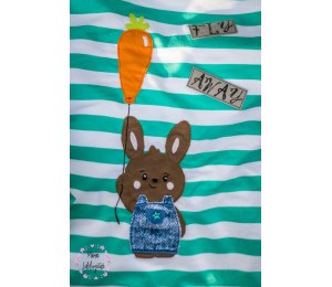 Stickdatei - zARTbesaitet - Hasi mit Ballon
