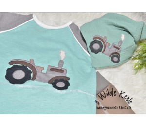 Stickdatei - Trekker mit Anhänger