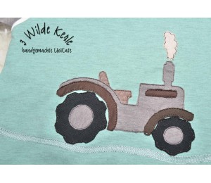 Stickdatei - Trekker mit Anhänger