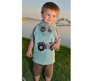 Stickdatei - Trekker mit Anhänger