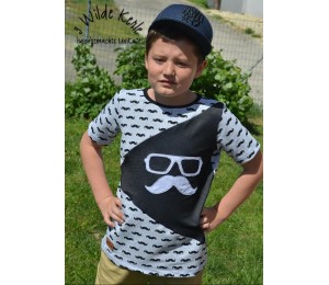 Stickdatei - Männer - Bart Hut Brille