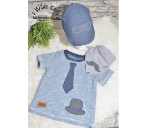 Stickdatei - Männer - Bart Hut Brille