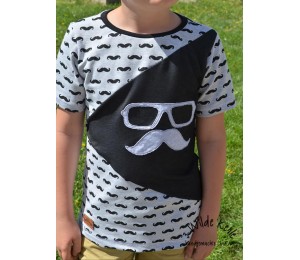 Stickdatei - Männer - Bart Hut Brille