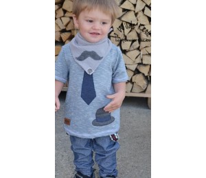 Stickdatei - Männer - Bart Hut Brille