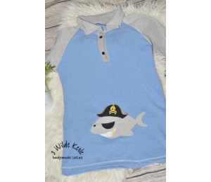 Stickdatei - Piratenhai