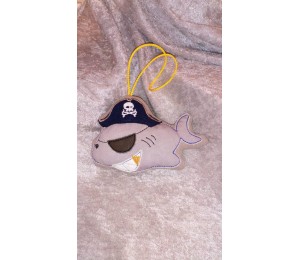 Stickdatei - Piratenhai