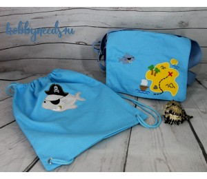 Stickdatei - Piratenhai