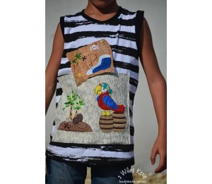 Stickdatei - Papagei Appli