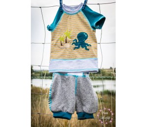 Stickdatei - Palmen Insel